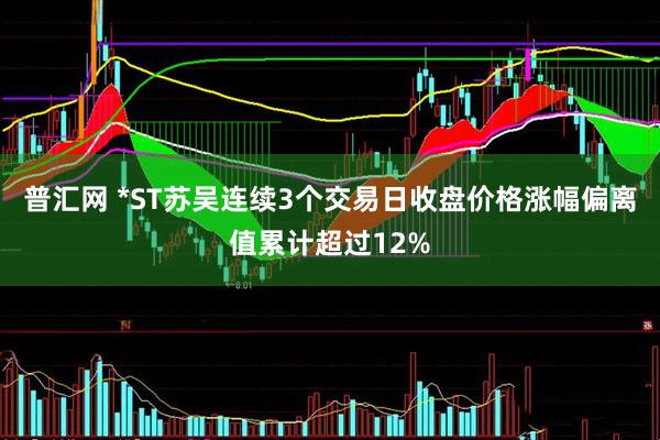普汇网 *ST苏吴连续3个交易日收盘价格涨幅偏离值累计超过12%