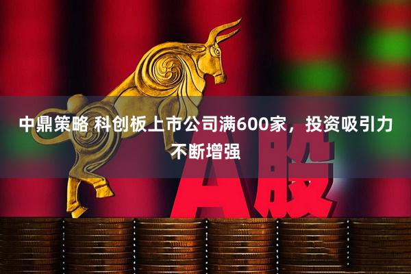 中鼎策略 科创板上市公司满600家,投资吸引力不断增强